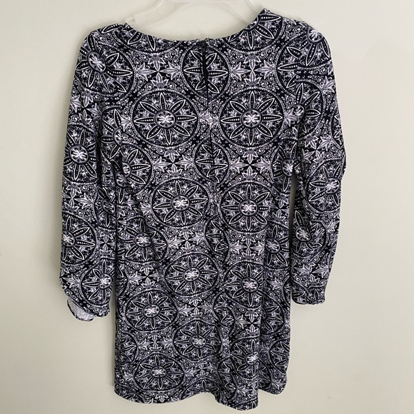 RARE EDITIONS DRESS BIG GIRLS BLACK AND WHITE - Picture 3 of 6